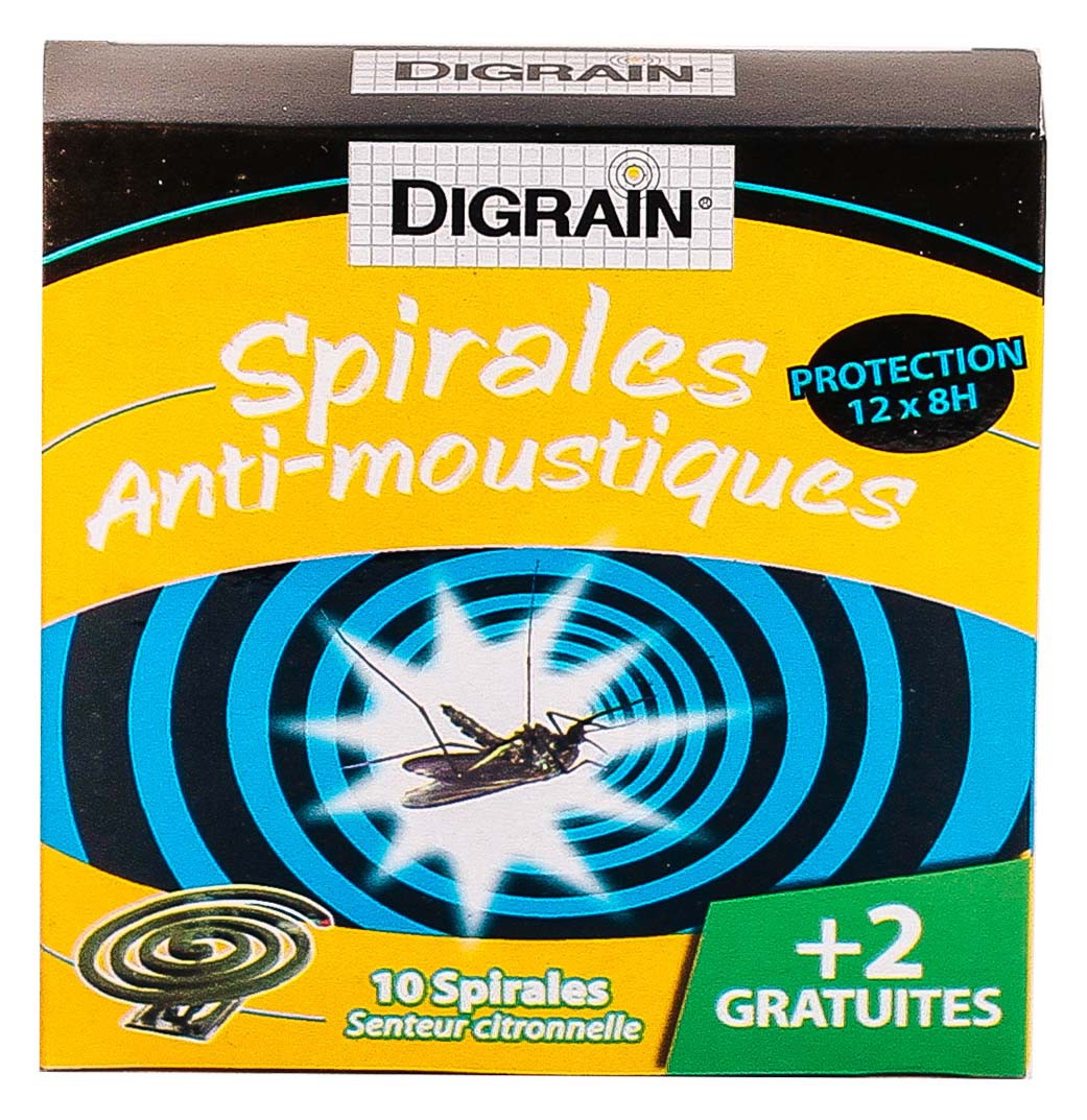 Produit Anti Moustique - Digrain Spirales - Eradicateur